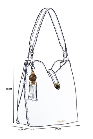 Andrea Spearmint Green Hobo Tote