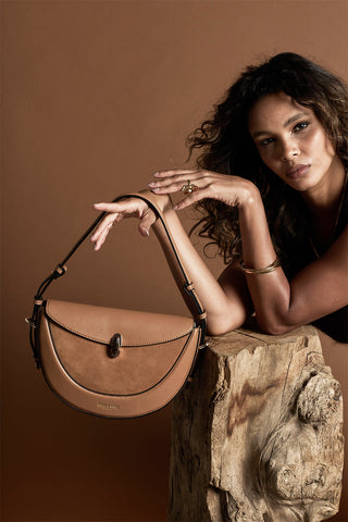 Angelina Tan Multiway Shoulder Saddle Bag