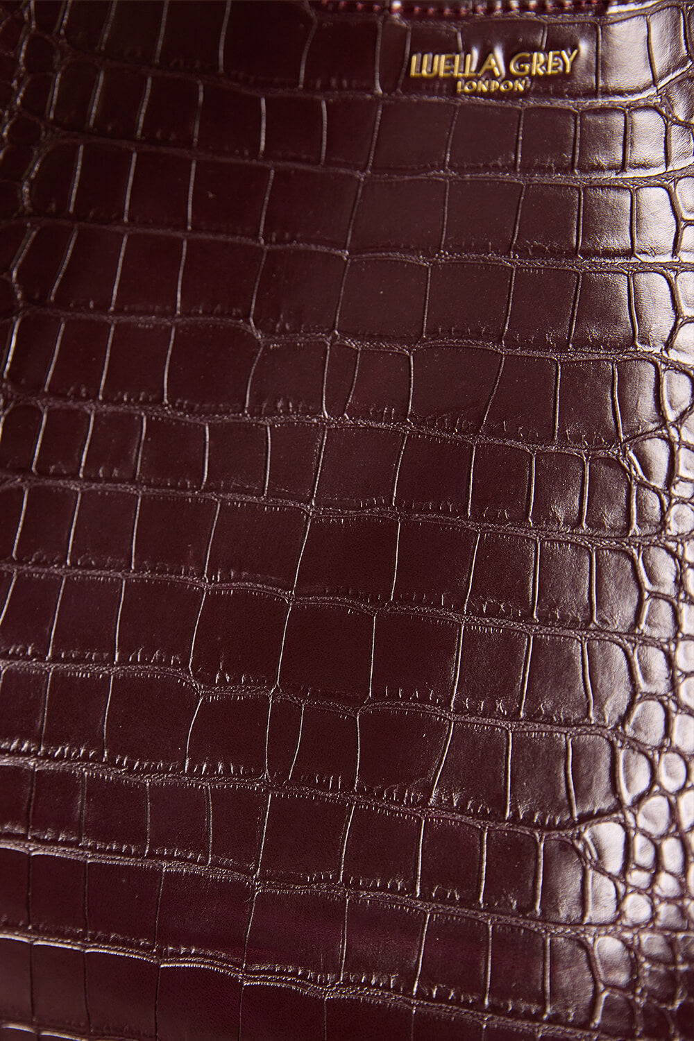 Ariadne Black Cherry Croc Hobo