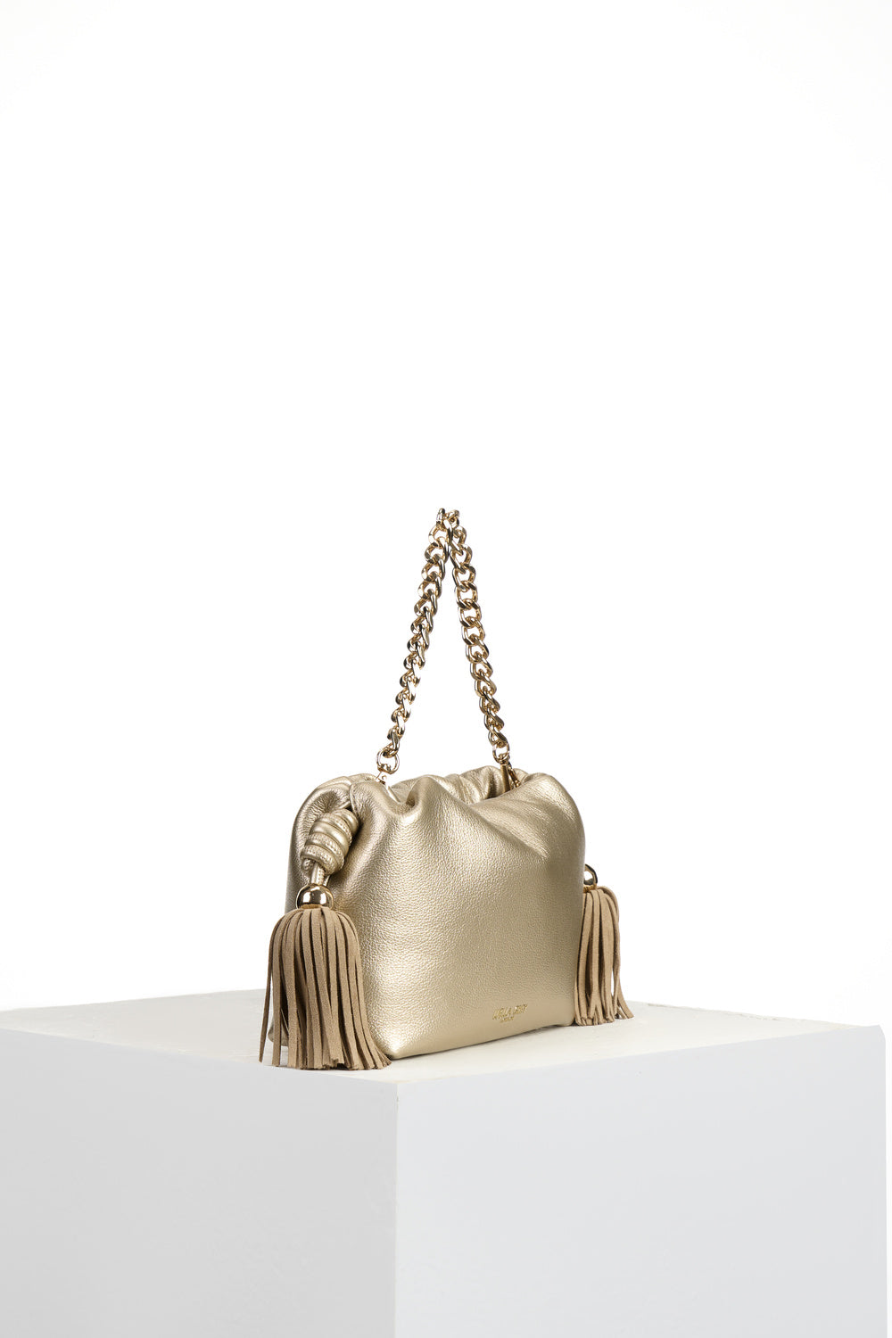 Athena Gold Tassel & Chain Crossbody