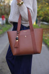 Benita Conker Casual Tote With Pouch