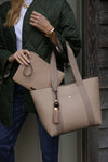 Benita Mushroom Casual Tote With Pouch