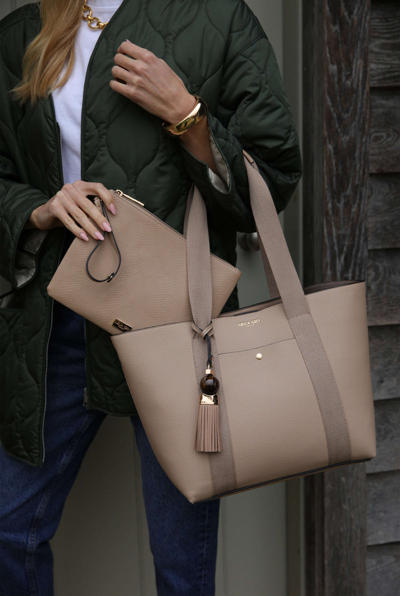 Benita Mushroom Casual Tote With Pouch