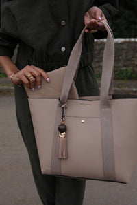 Benita Mushroom Casual Tote With Pouch