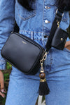 Betty Black Camera Crossbody