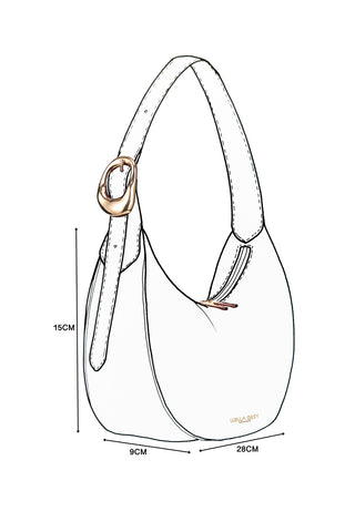 Blythe Tan Recycled Suede Scoop Shoulder Bag