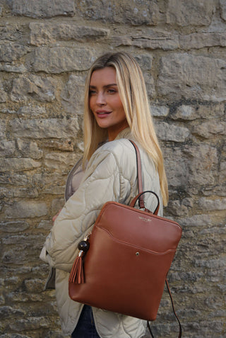 Bridget Tan Casual Backpack