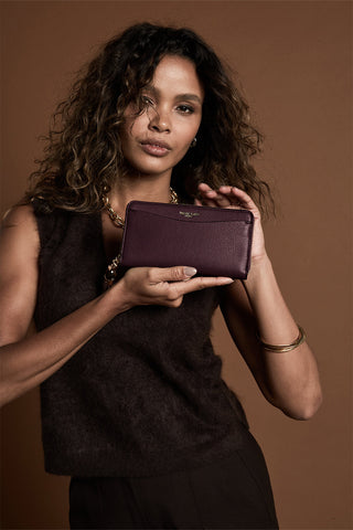 Capriana Black Cherry Large Purse