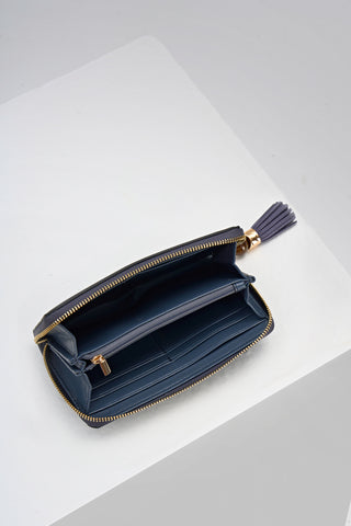Capriana Denim Blue Large Purse