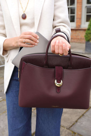 Carlotta Cherry Laptop Tote
