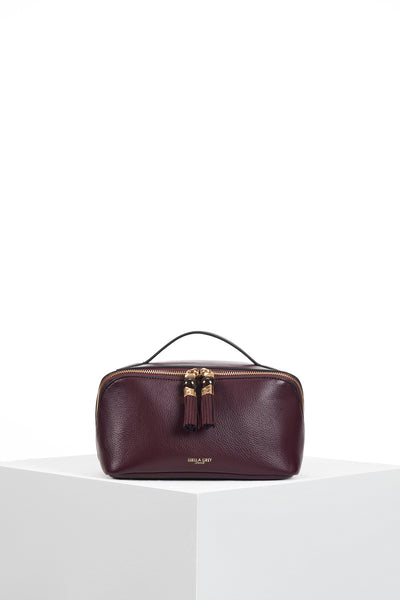 Carmel Black Cherry Make Up Pouch