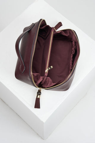Carmel Black Cherry Make Up Pouch