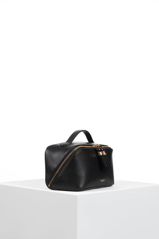 Carmel Black Make Up Pouch
