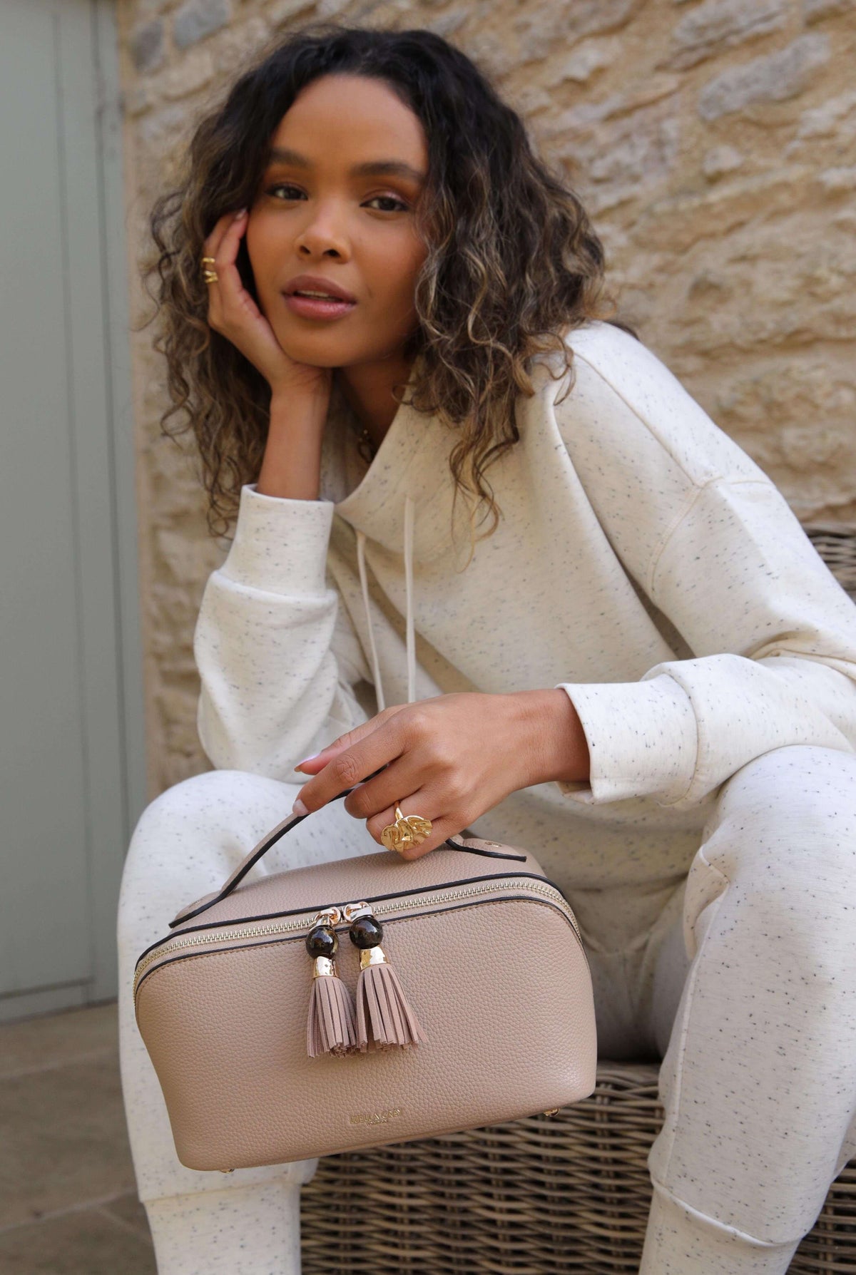 Carmel Mushroom Make Up Pouch