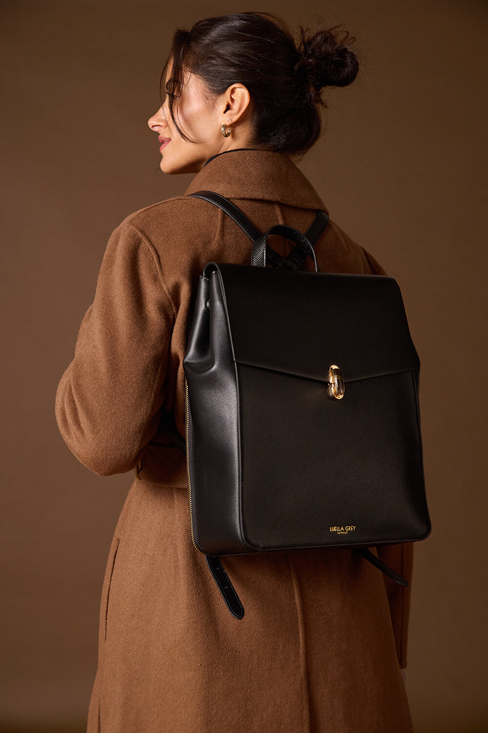 Casey Black Laptop Backpack