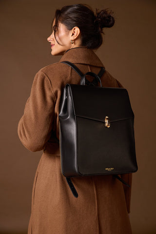 Casey Black Laptop Backpack