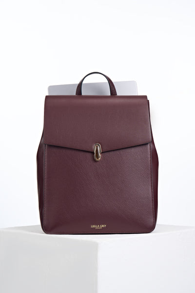 Casey Black Cherry Laptop Backpack