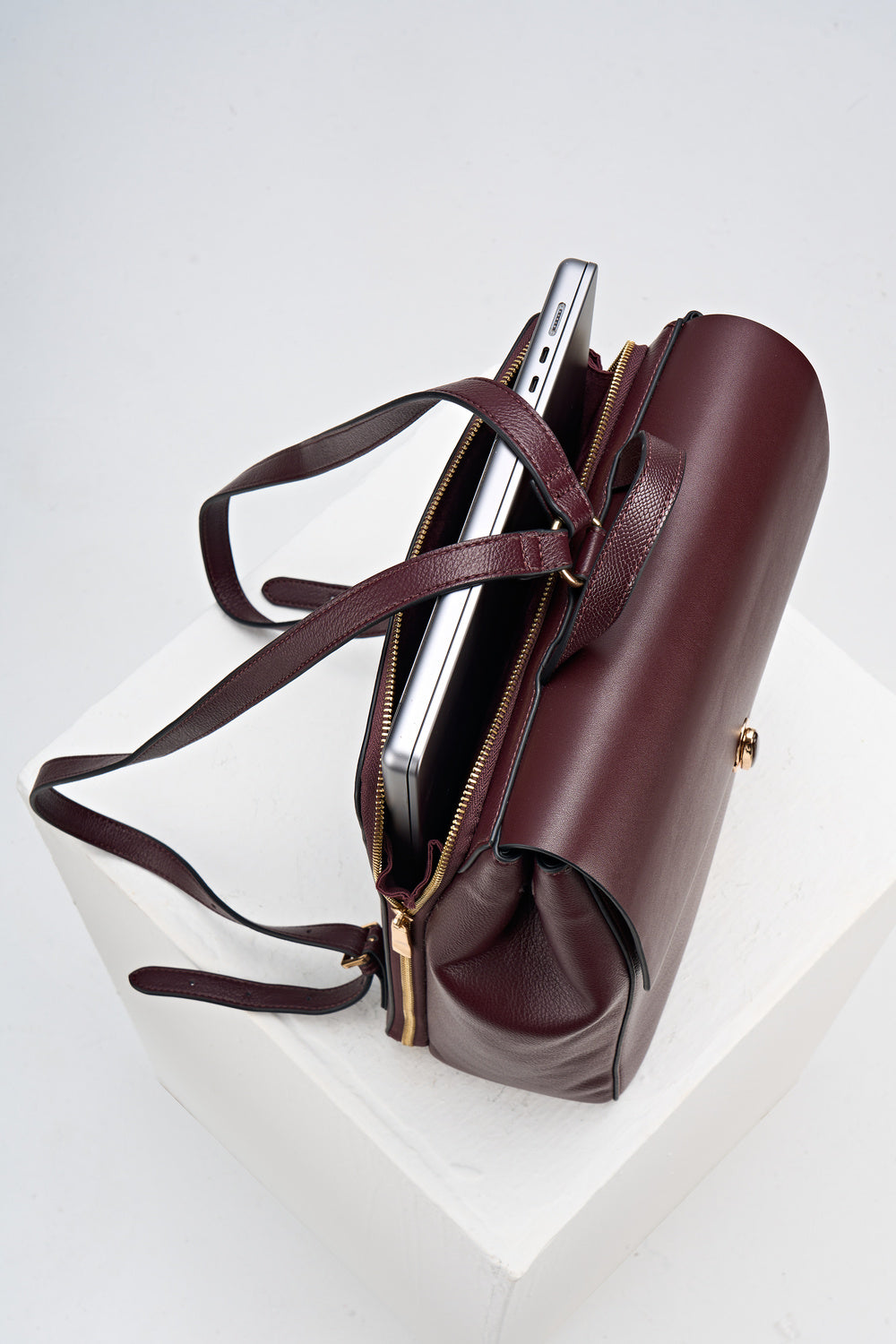 Casey Black Cherry Laptop Backpack
