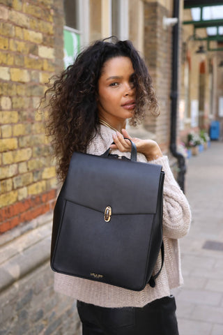 Casey Black Laptop Backpack