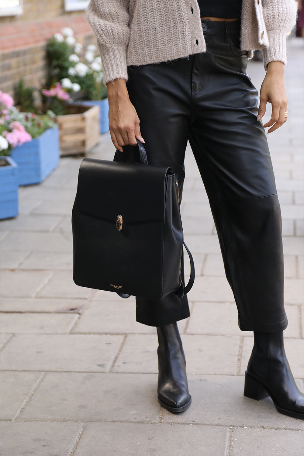 Casey Black Laptop Backpack