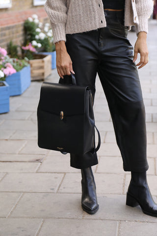 Casey Black Laptop Backpack