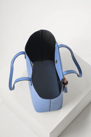 Catalina Cornflower Blue Casual Tote With Pouch