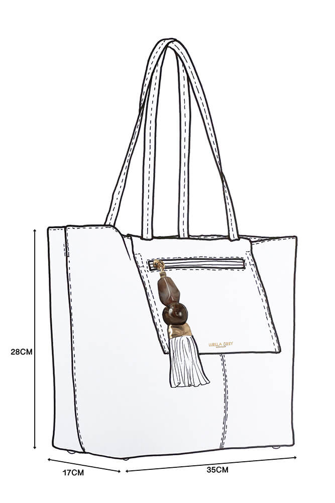Cindy Camel Casual Tote With Laptop Pouch