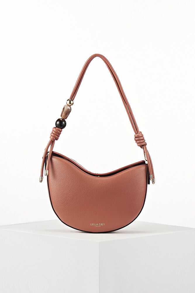 Cora Tuscan Blush Saddle Crossbody