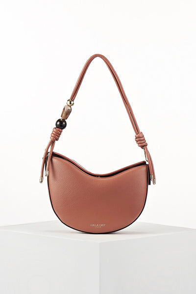Cora Tuscan Blush Saddle Crossbody
