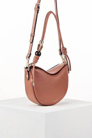 Cora Tuscan Blush Saddle Crossbody