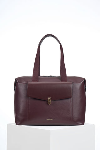 Cressida Black Cherry Overnight Holdall