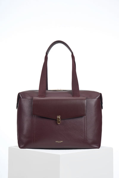 Cressida Black Cherry Overnight Holdall