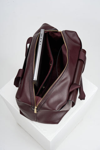 Cressida Black Cherry Overnight Holdall