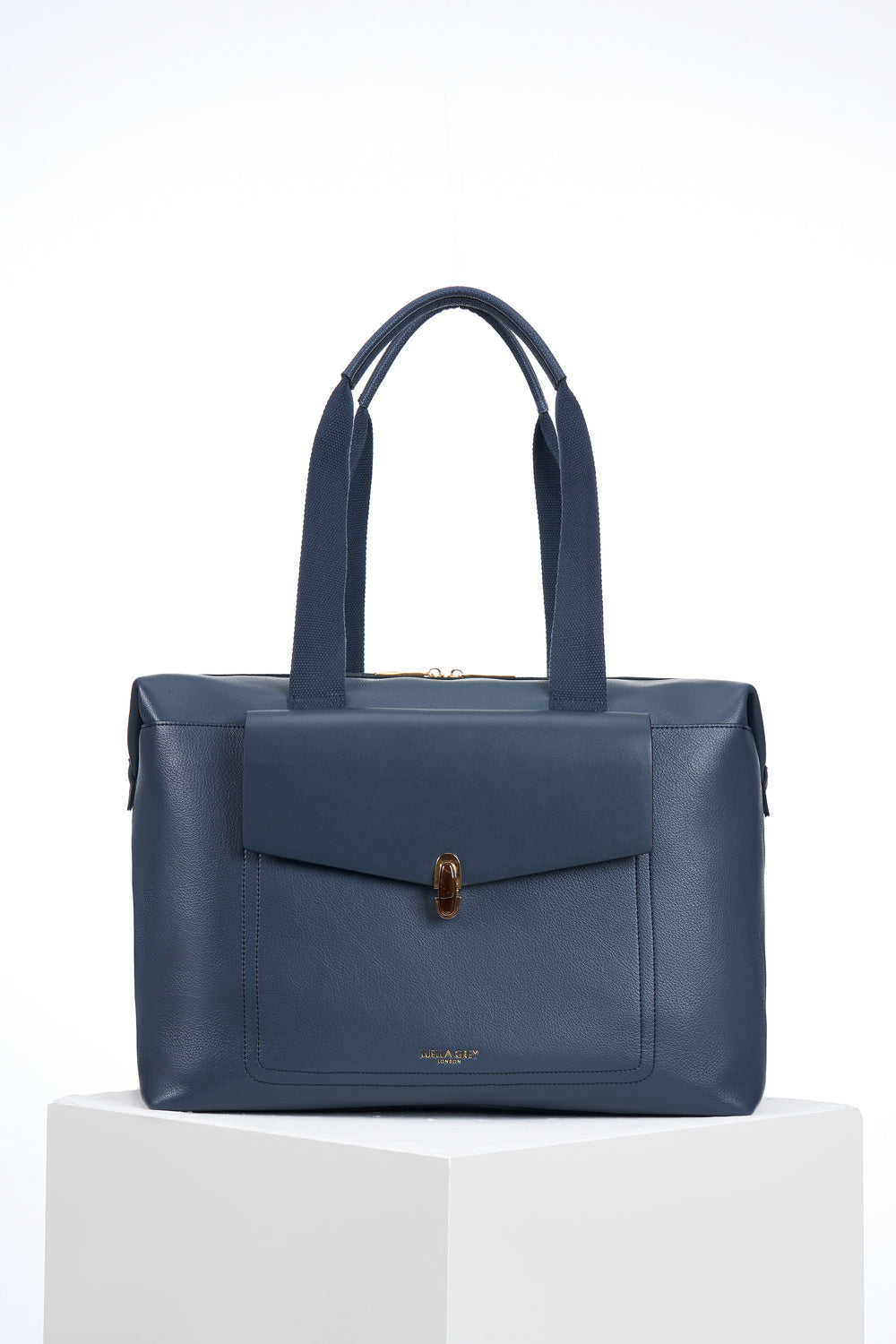 Cressida Denim Blue Overnight Holdall