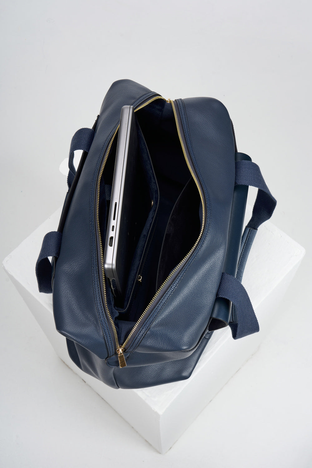 Cressida Denim Blue Overnight Holdall