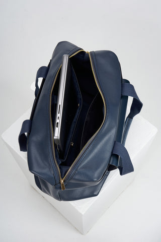 Cressida Denim Blue Overnight Holdall