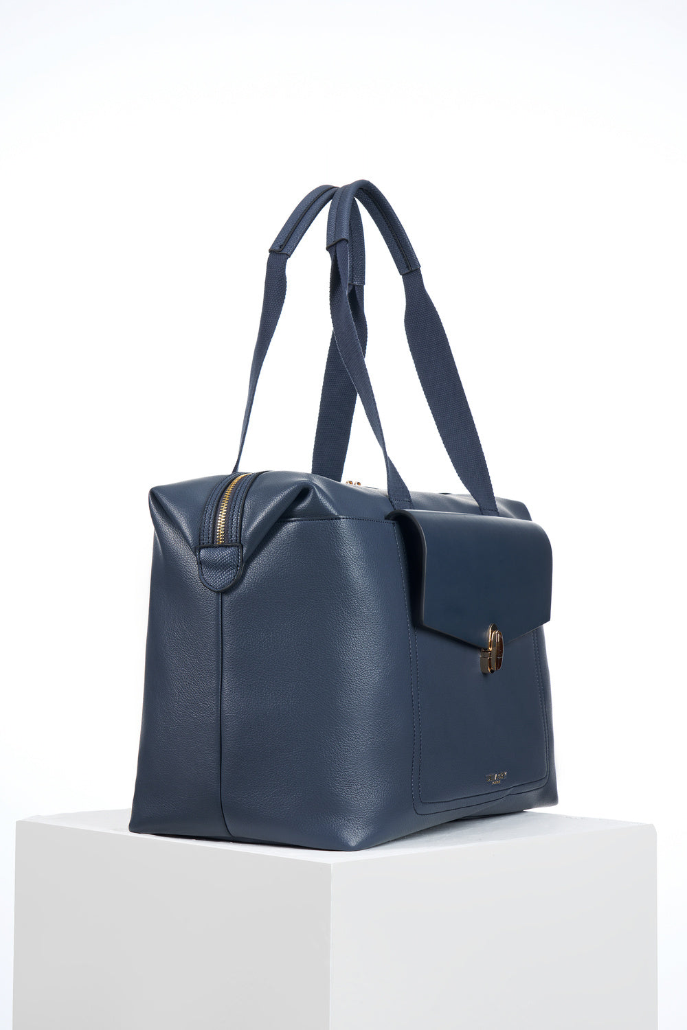 Cressida Denim Blue Overnight Holdall