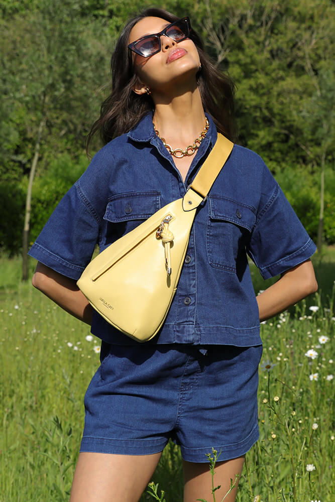 Darla Buttercup Yellow Weekend Crossbody