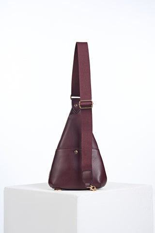 Darla Black Cherry Sling Crossbody