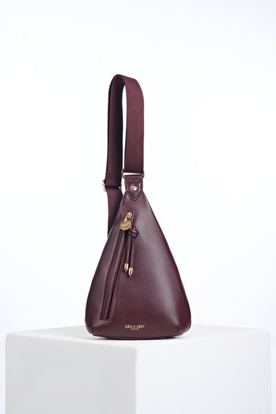 Darla Black Cherry Sling Crossbody
