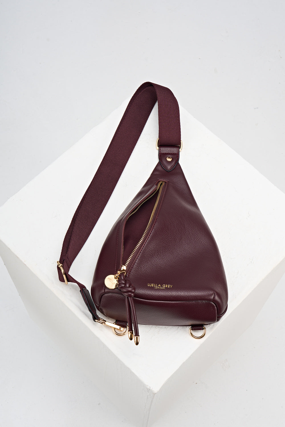Darla Black Cherry Sling Crossbody