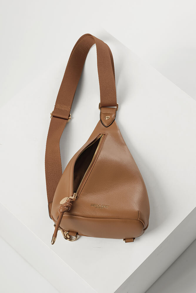 Darla Camel Weekend Crossbody