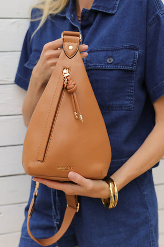 Darla Camel Weekend Crossbody