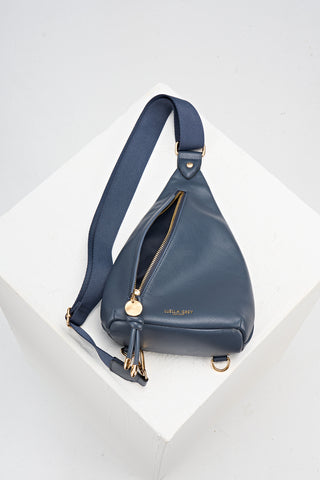 Darla Denim Blue Sling Crossbody
