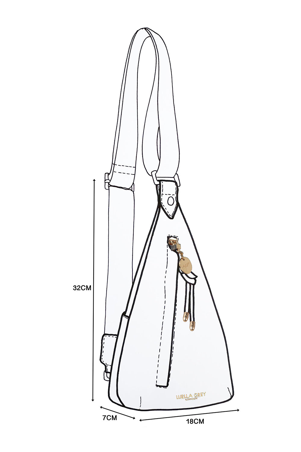 Darla Fawn Sling Crossbody