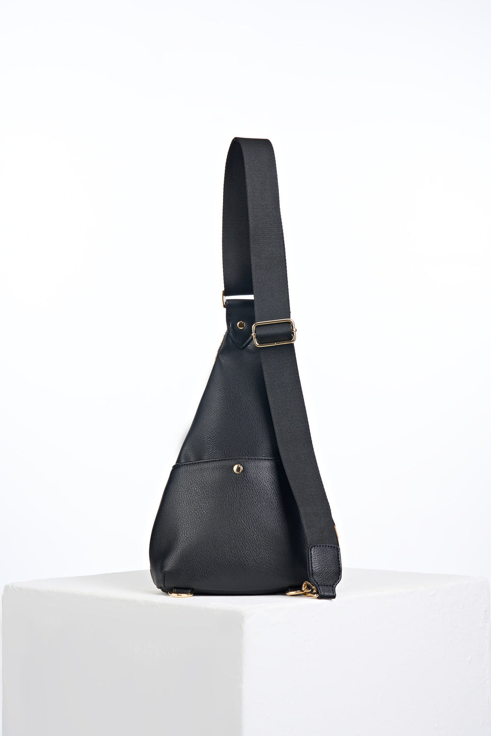 Darla Leopard Cowhide Sling Crossbody