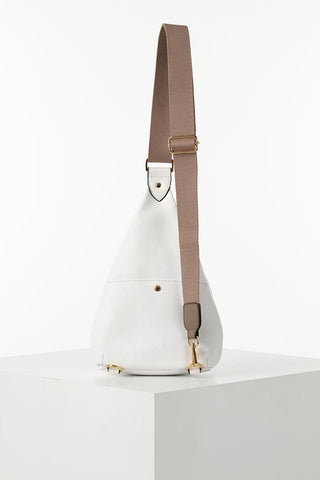 Darla White Weekend Crossbody