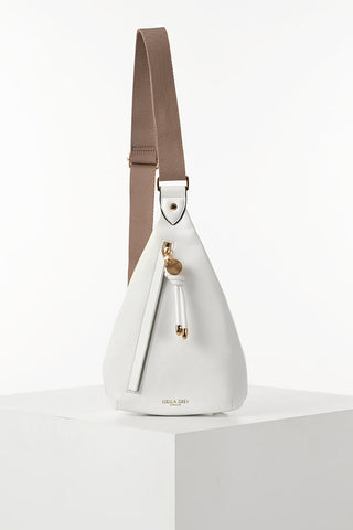 Darla White Weekend Crossbody