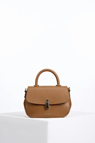 Delia Tan Top Handle Crossbody