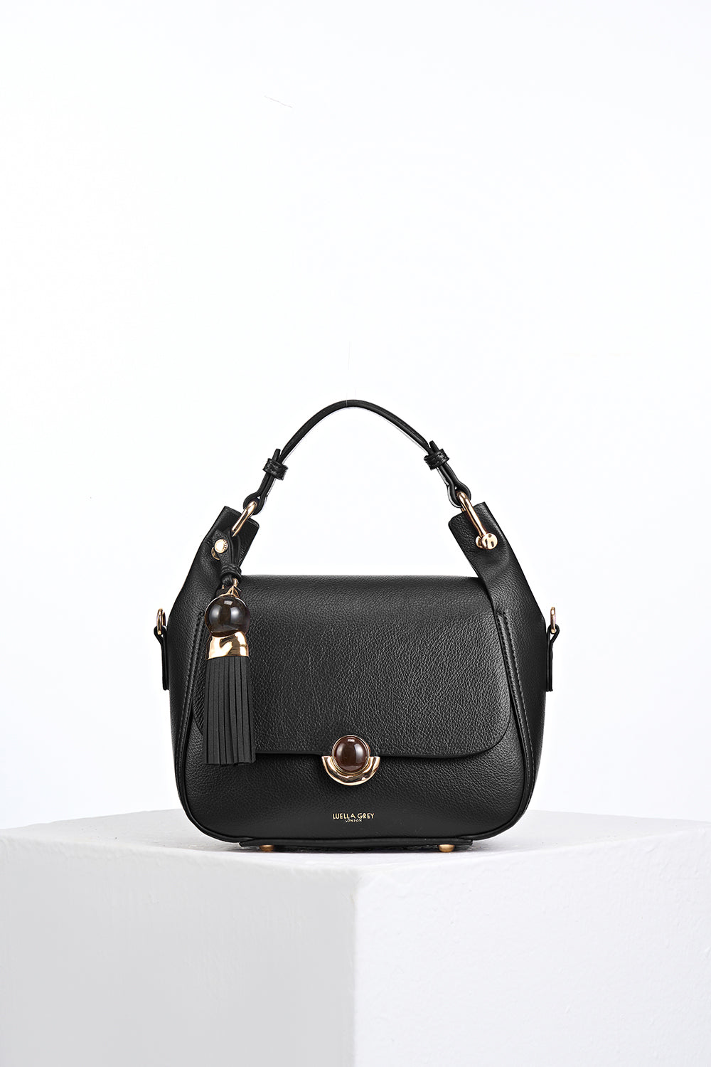 Diana Black Top Handle Crossbody